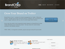Tablet Screenshot of brandchirp.com